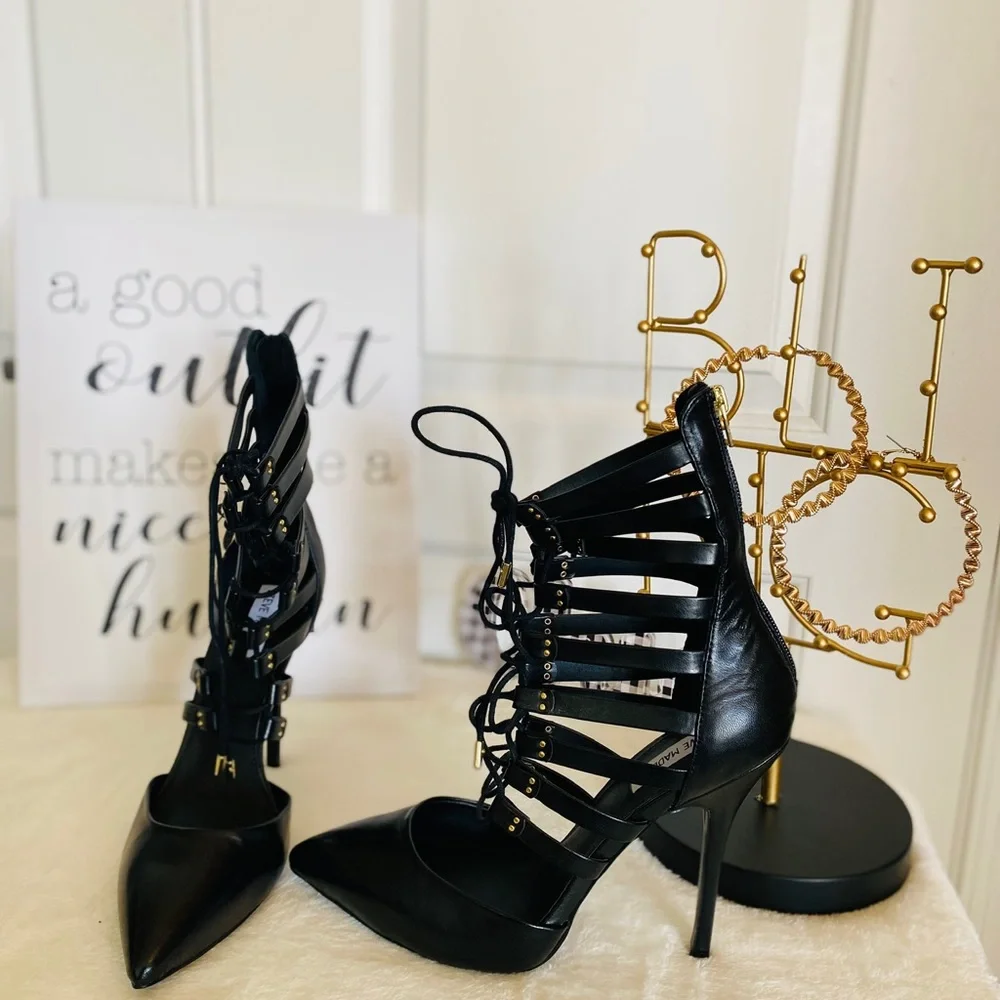 Steve Madden STS Stilettos-Women’s Size 10 - Black - Picture 2 of 7